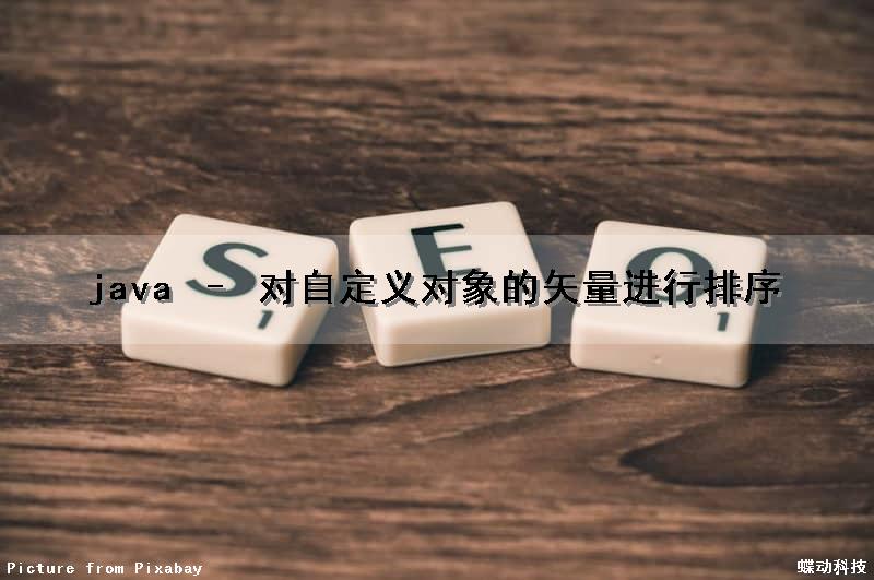 java – 对自定义对象的矢量进行排序
