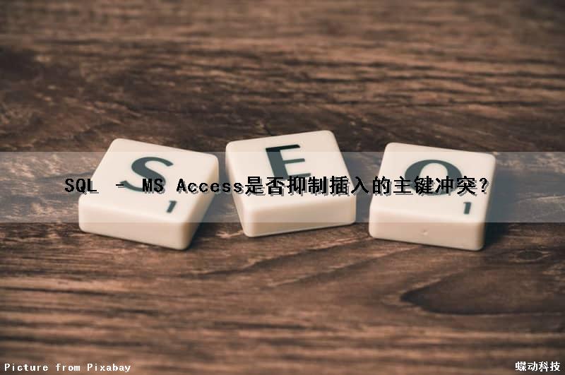SQL – MS Access是否抑制插入的主键冲突？（access表中的主键能够提高查询效率）
