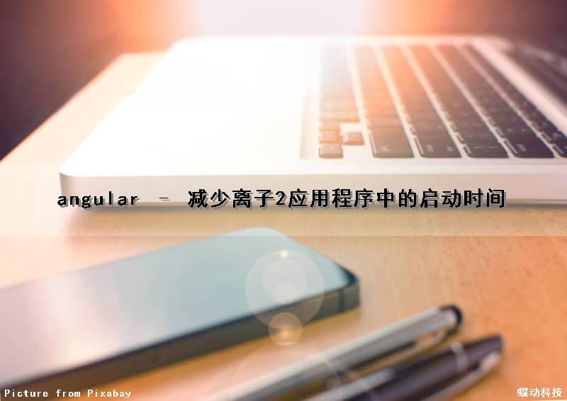 angular – 减少离子2应用程序中的启动时间