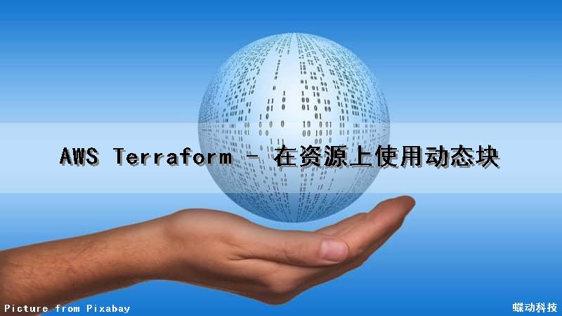 AWS Terraform - 在资源上使用动态块