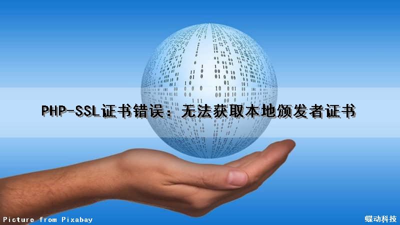 PHP-SSL证书错误：无法获取本地颁发者证书（无法获取证书信息）