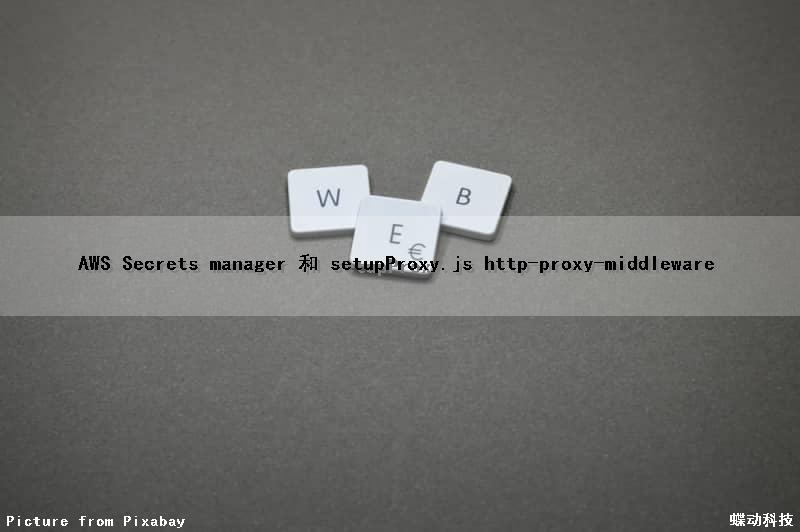 AWS Secrets manager 和 setupProxy.js http-proxy-middleware