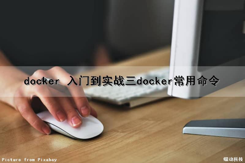 docker 入门到实战（三）docker常用命令