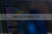 品牌seo方法(品牌seo方案)（品牌seo主要做什么）