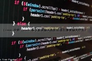 Linux 中的 touch() 命令要求输入我们应该在那里输入什么？（linux命令中touch怎么用）