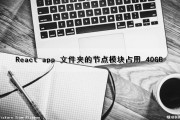 React app 文件夹的节点模块占用 40GB（react 文件管理）