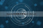Apache全球基本身份validation（apache全称）