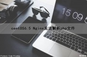 centOS6.5 Nginx无法解析php文件（nginx解析不了php文件）